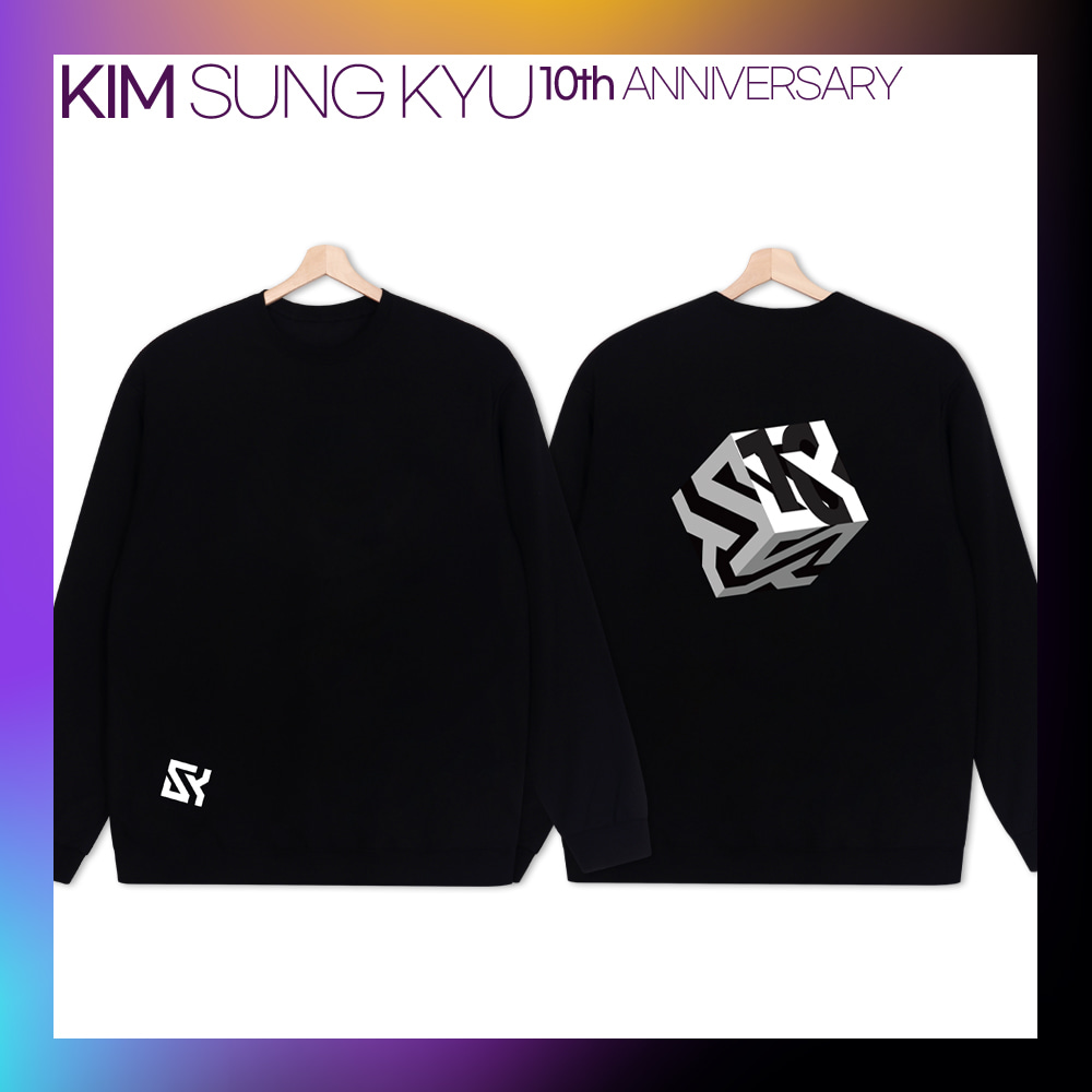 KIM SUNG KYU 10th ANNIVERSARY SWEAT SHIRT (BLACK)