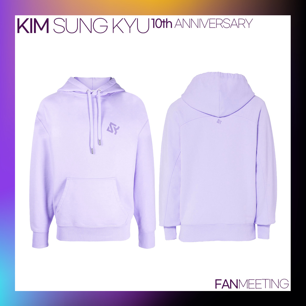 KIM SUNG KYU 10th ANNIVERSARY HOODIE (LIGHT PURPLE)