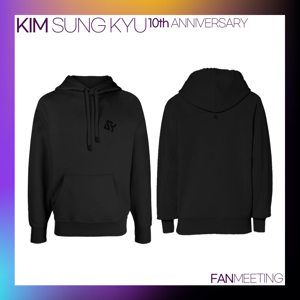 KIM SUNG KYU 10th ANNIVERSARY HOODIE (BLACK)