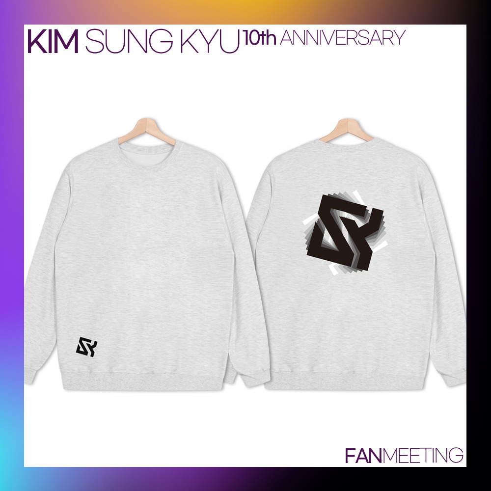 KIM SUNG KYU 10th ANNIVERSARY SWEAT SHIRT (MELANGE)