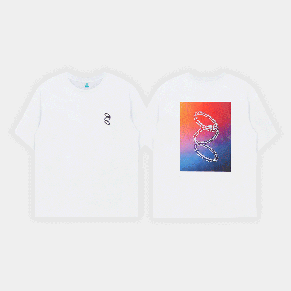 2023 KIM SUNG KYU CONCERT [LV : LIKE YOUR VIBES] T-SHIRT : RED RING Ver. (WHITE)